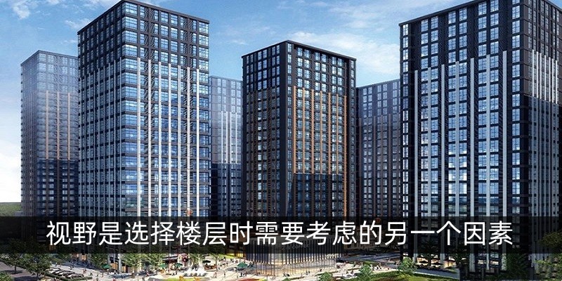 视野是选择楼层时需要考虑的另一个因素