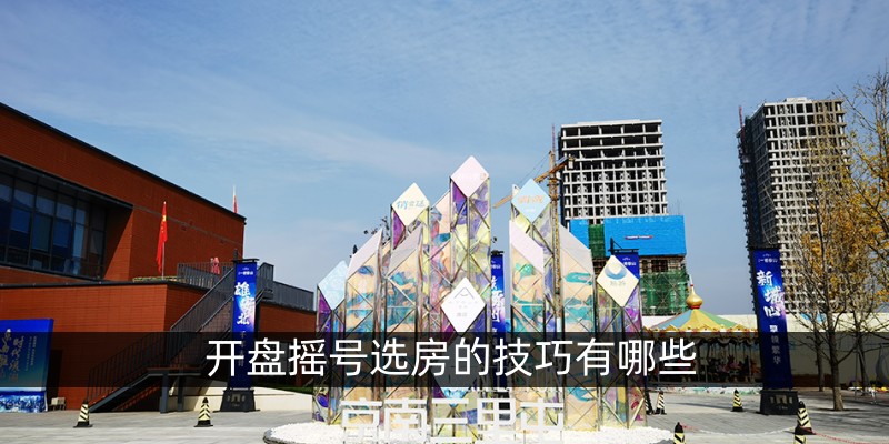 开盘摇号选房的技巧有哪些