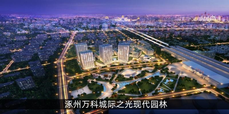 涿州万科城际之光现代园林