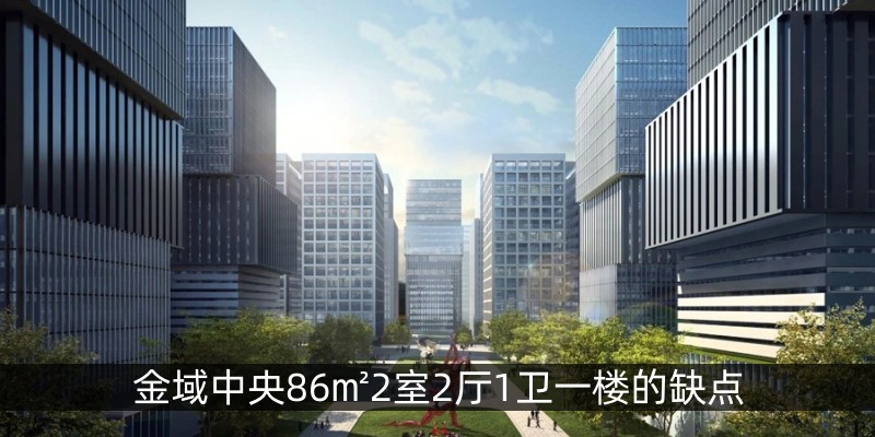 金域中央86㎡2室2厅1卫一楼的缺点