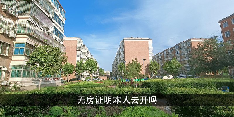 无房证明本人去开吗