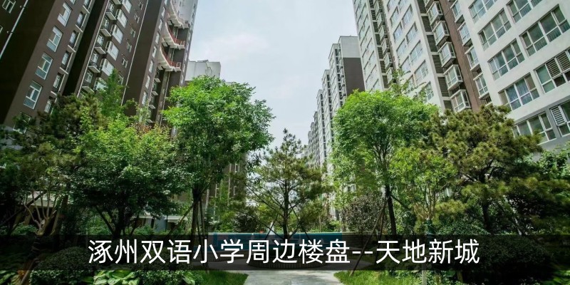涿州双语小学周边楼盘--天地新城