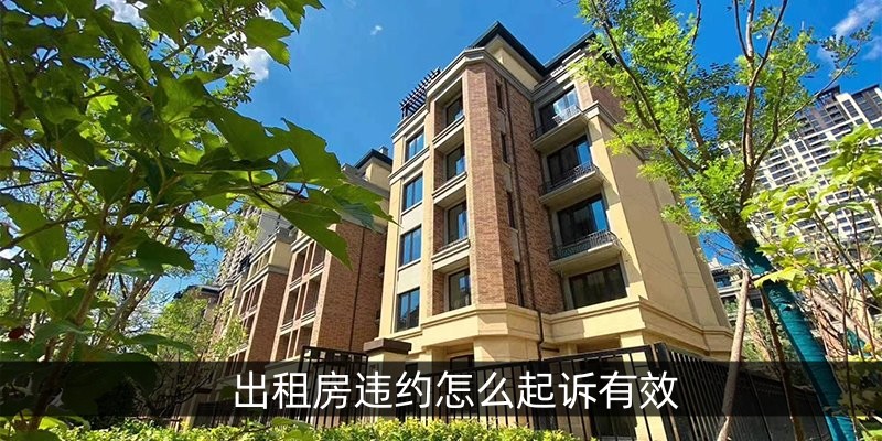 出租房违约怎么起诉有效