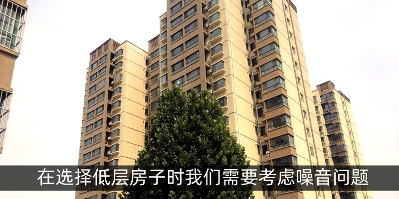 在选择低层房子时我们需要考虑噪音问题