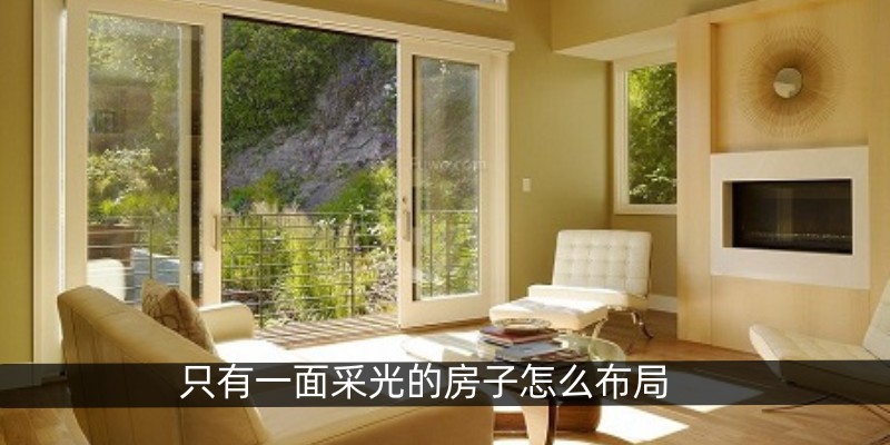 只有一面采光的房子怎么布局