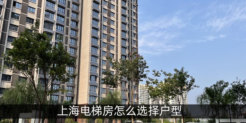 上海电梯房怎么选择户型