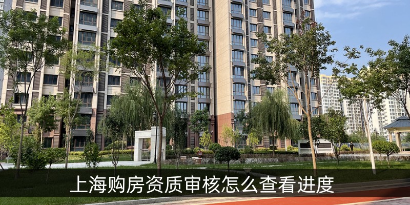 上海购房资质审核怎么查看进度