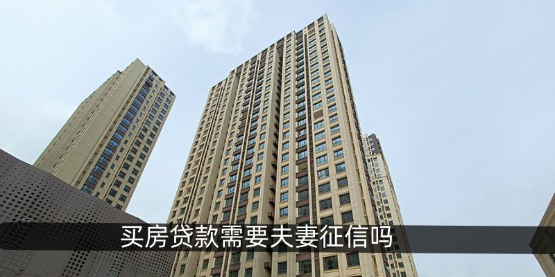 买房贷款需要夫妻征信吗