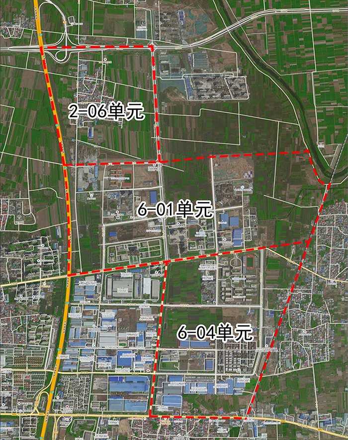 高新区控制单元的范围图