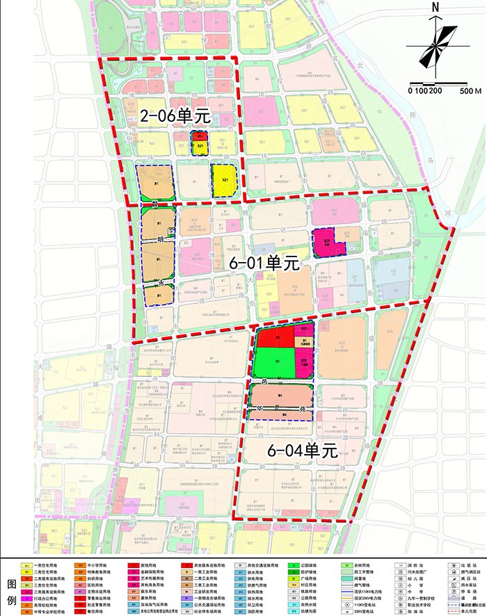 高新区控制单元修改后的规划图
