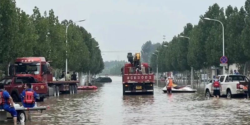 涿州华侨城快速驰援涿州防汛救灾工作