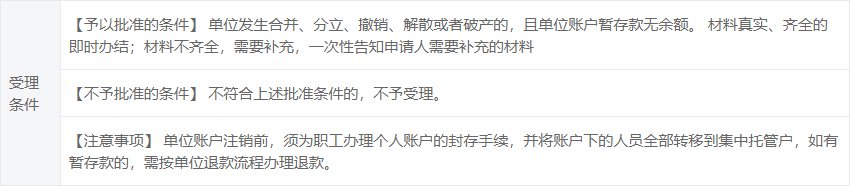 南昌住房公积金缴存单位销户受理条件