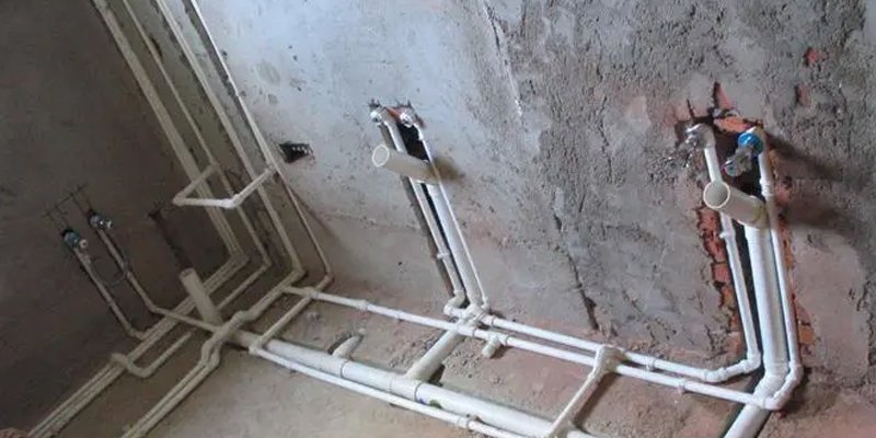 二手房水暖施工现场