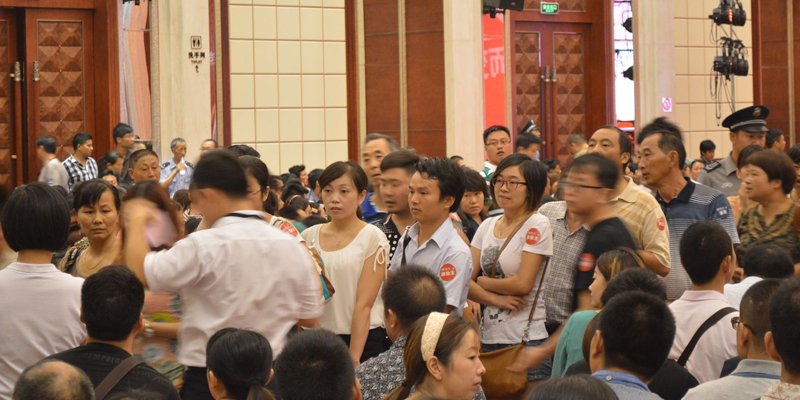 选房现场